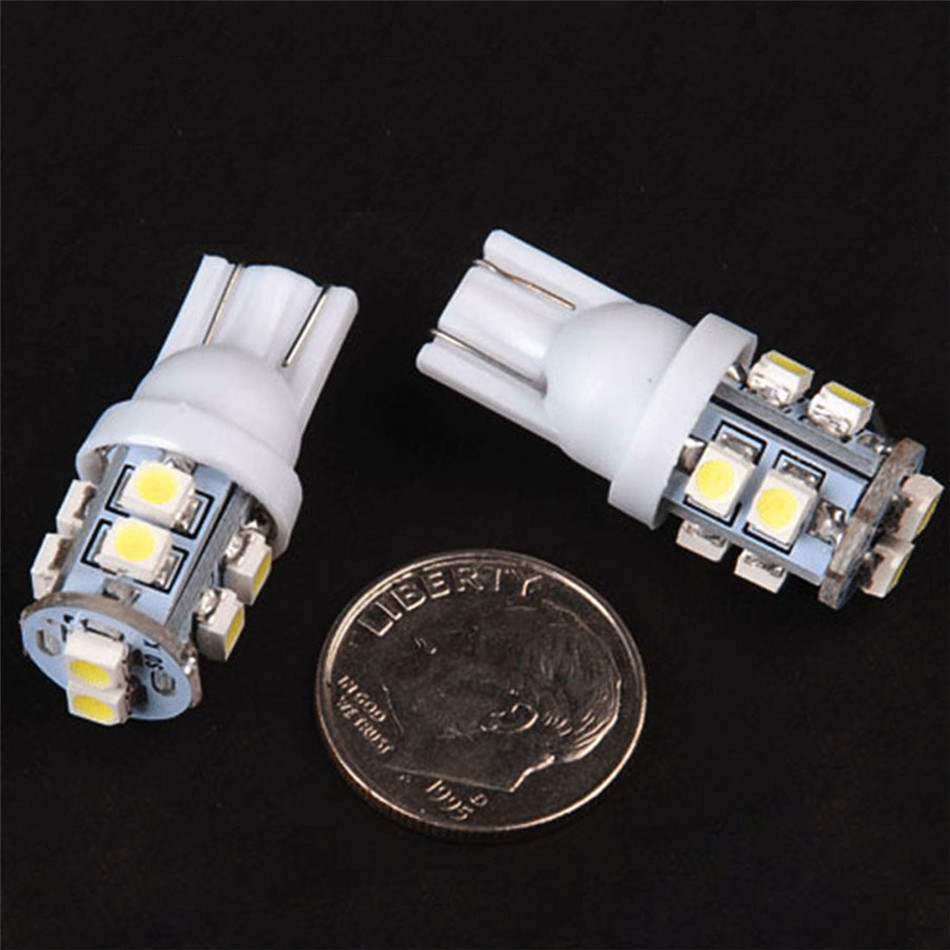 20PCS Universal Car 10 SMD 1210 LED Light T10 Side Wedge Bulb Super White Lamp Turn Signal Light Corner Light Side Marker Light