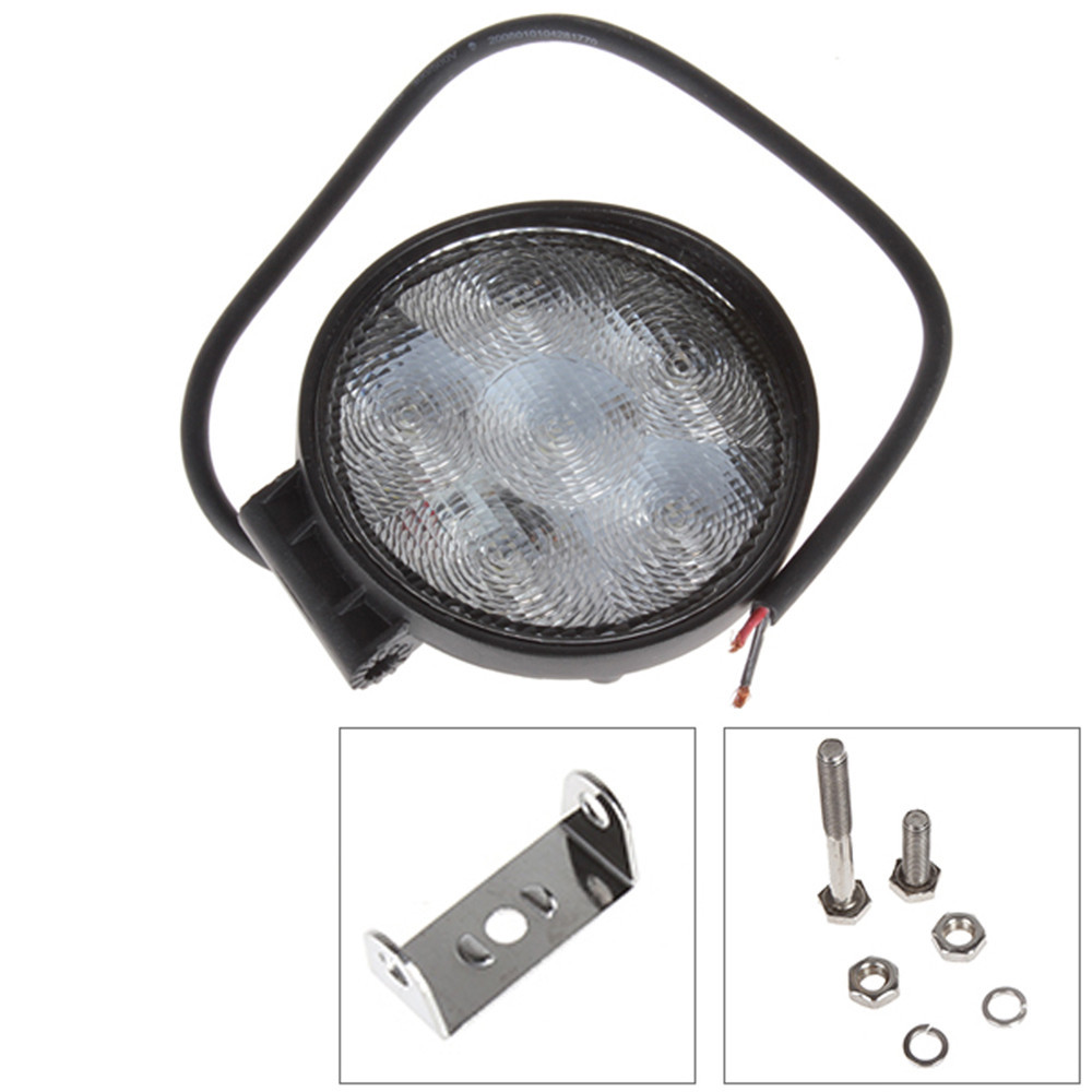 4.6 Inch 12V 24V 1200LM 18W Waterproof Circular LED Work Light for Motorcycle Tractor Boat 4WD Offroad SUV ATV