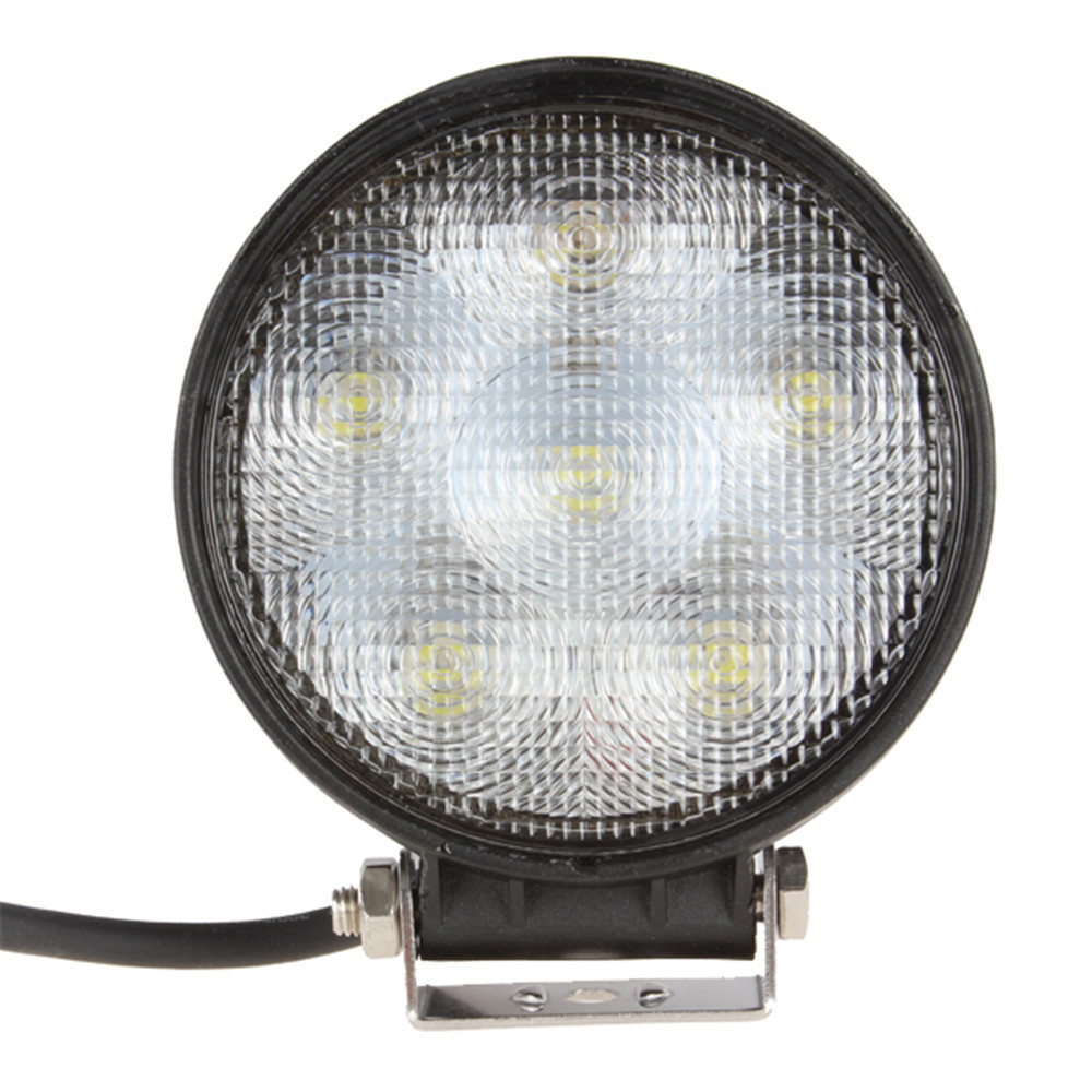 4.6 Inch 12V 24V 1200LM 18W Waterproof Circular LED Work Light for Motorcycle Tractor Boat 4WD Offroad SUV ATV