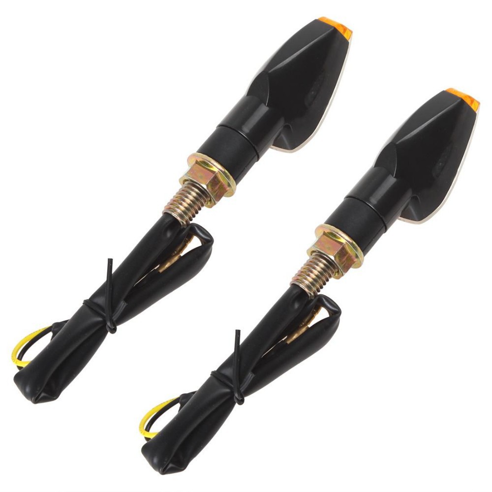 Sale 1 Pair Cheap 14 LEDs Universal Motorcycle Turn Signal Indicators Light Amber Blinker Light