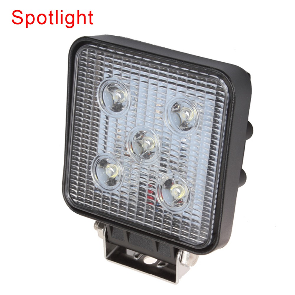 1000LM 15W High Power 5 X 3W Bead LEDs Square Offroad LED Work Light Car Lamp