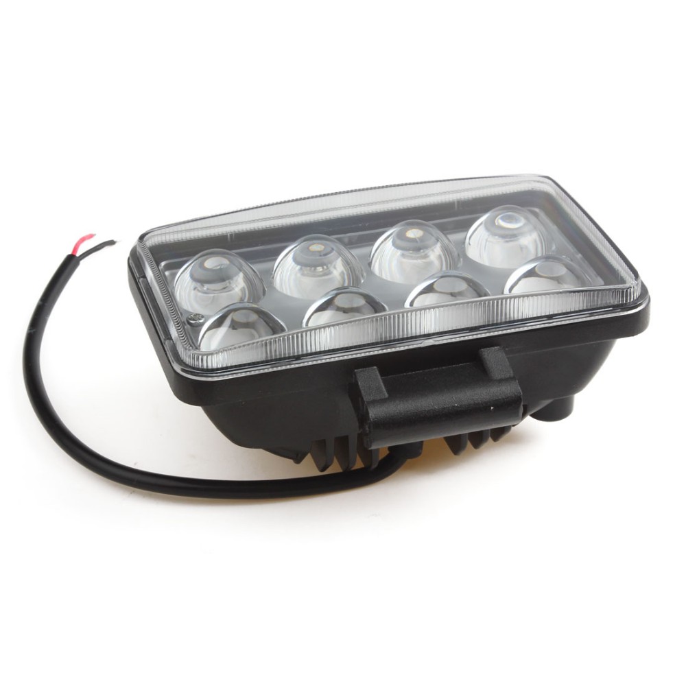 5.5 x 3.4 Inch Mirror Size 24W 1500LM LED Car Work Light Headlight For Truck Sedan Engineering van Repairing Lighting