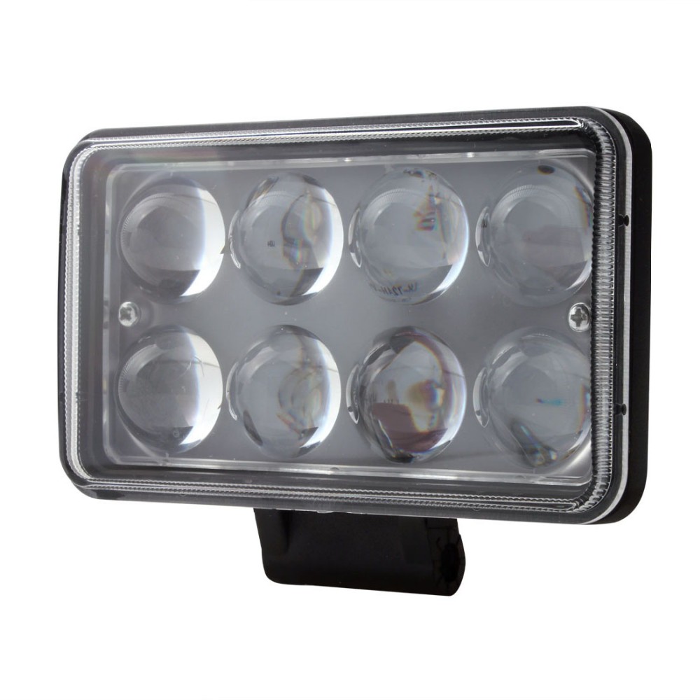 5.5 x 3.4 Inch Mirror Size 24W 1500LM LED Car Work Light Headlight For Truck Sedan Engineering van Repairing Lighting