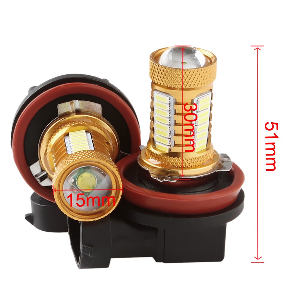 Sale 2Pcs 12W H8 H11 32 LED 3014 Car Vehicle Fog White Lamp 360 Degree 320Lm Headlight Bulb DC 12V