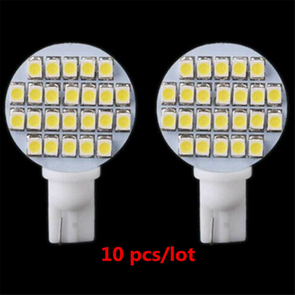 Multi function High Brightness Energy Saving White 10x 12V 24 SMD T10 921 194 RV Trailer Interior LED Light Bulbs