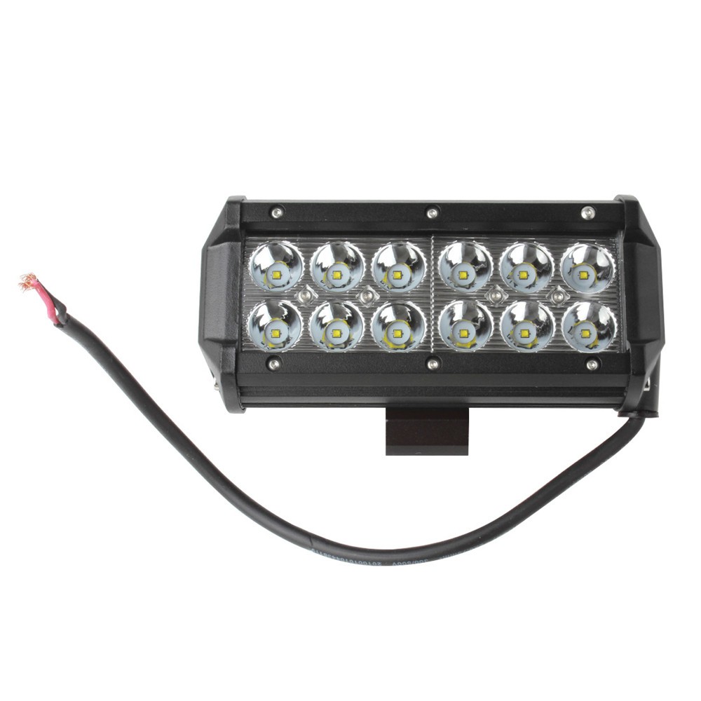 5PCS12V 36W 7Inch 2520LM Waterproof LED Work Light for Motorcycle Tractor Boat 4WD Offroad SUV ATV