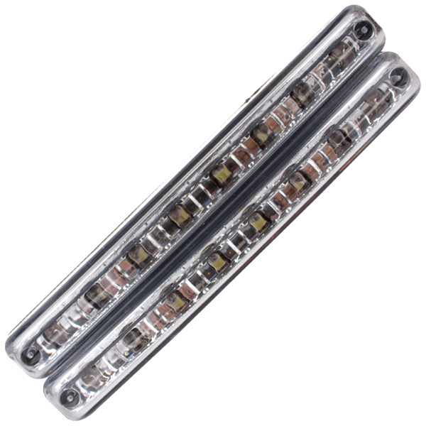 20pairs 8 LED Universal Auto Car DRL LED Daytime Running Light Auxiliary Lamp High Power with Super White Light
