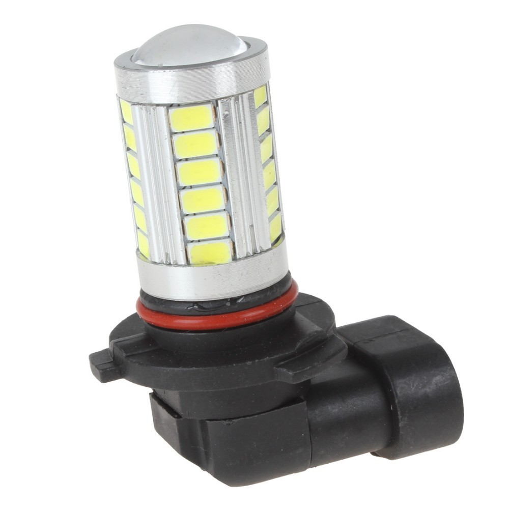 One Pair DC 12V 9005 5630 33SMD LED White Light Motorcycle Head Driving Daylight Car Fog Light DRL Lamp