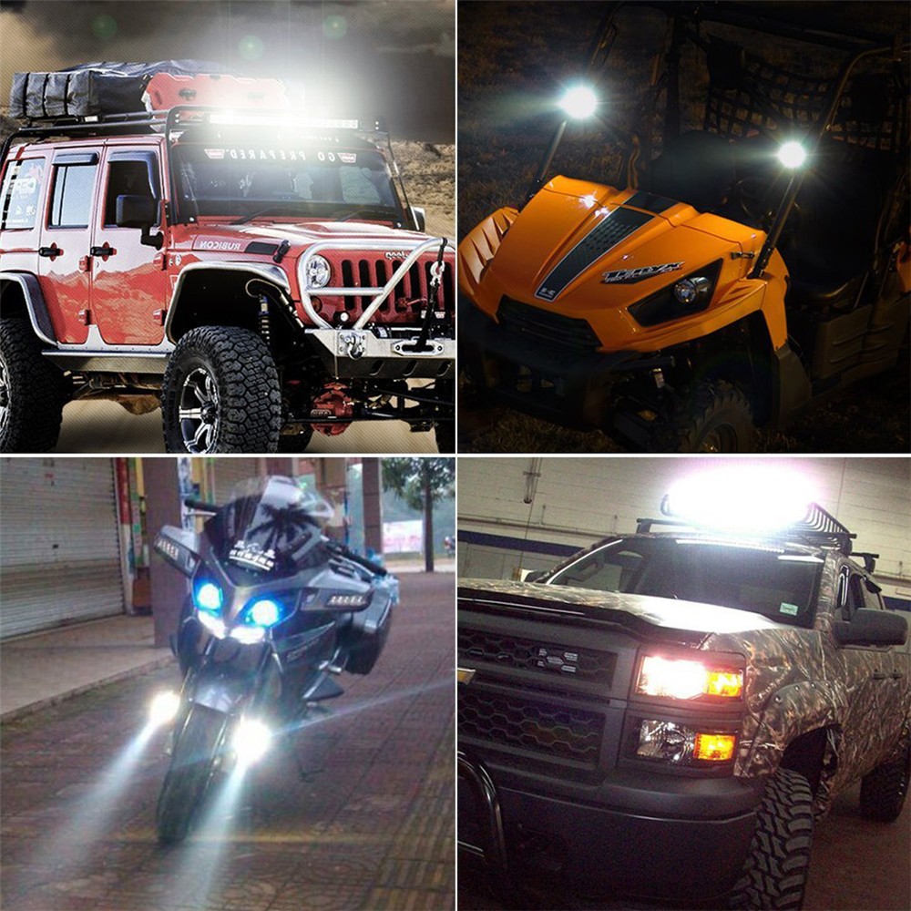 Sale 1440LM 18W LED Car Work Light Super Power Waterproof for Motorcycle Tractor Boat 4WD Offroad SUV ATV