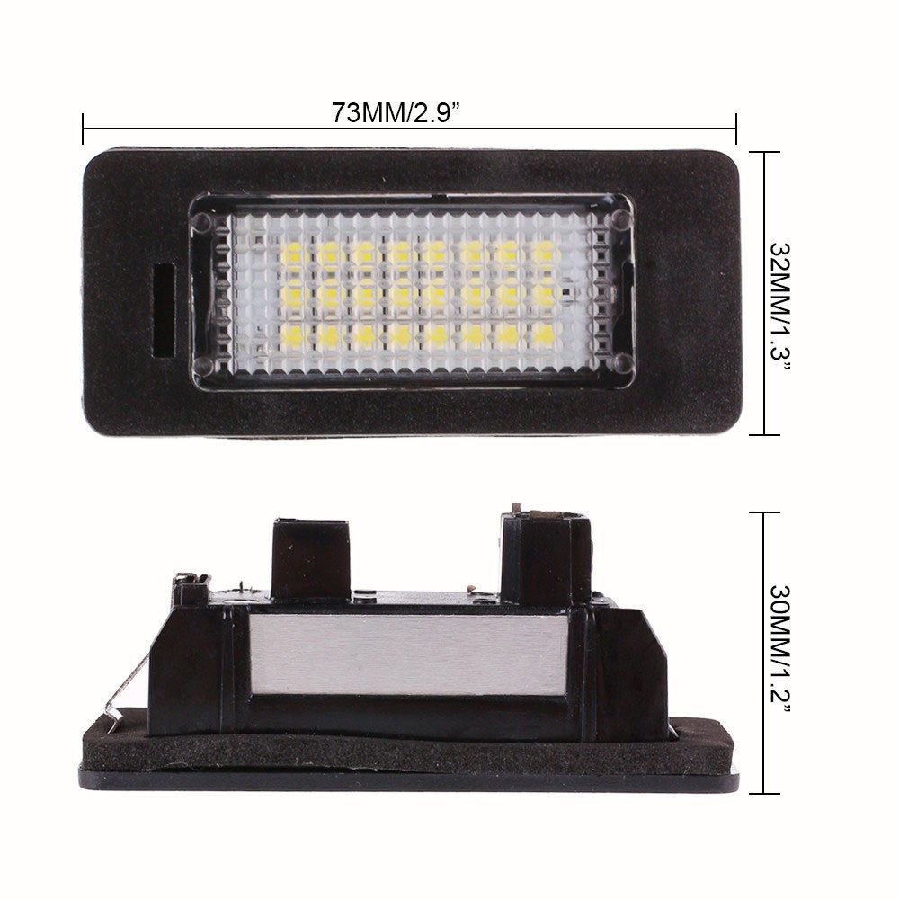 Sale LED License Plate Lights SMD3528 6000K Number Plate Light For BMW E82 E88 E90 E92 E93 E60 Sedan M5 E70 X5 E71 E72 X6