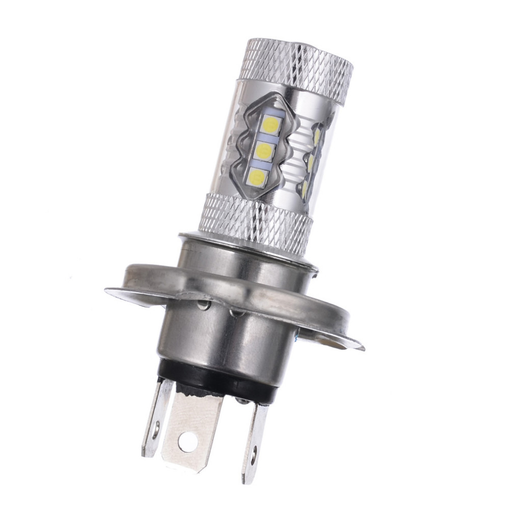 2 X H4 9003 HB2 80W Easy Installation High Power LED Fog Light Bulb High Low Beam Headlight 1500LM