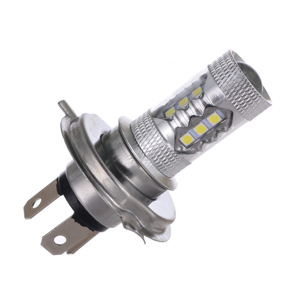 2 X H4 9003 HB2 80W Easy Installation High Power LED Fog Light Bulb High Low Beam Headlight 1500LM