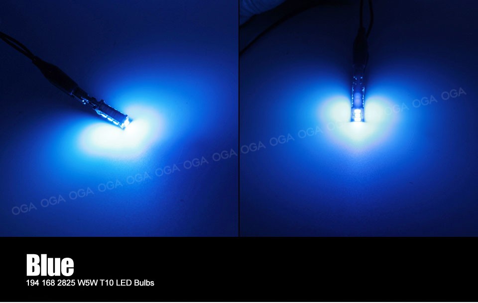 OGA 2 PCS High Power Canbus No Error SMD2835 T10 W5W 168 194 Car LED Clearance Door Reading License Plate Lamp Bulb