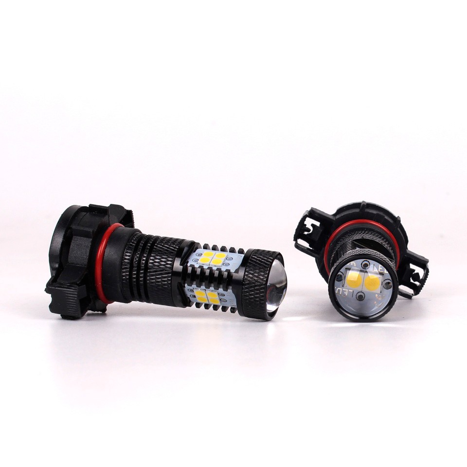 OGA 2PCS High Power White H16 5202 LED Car Fog Light Lamp LED Headlight Driving Lights Bulb For DC 12V Car Vehicles