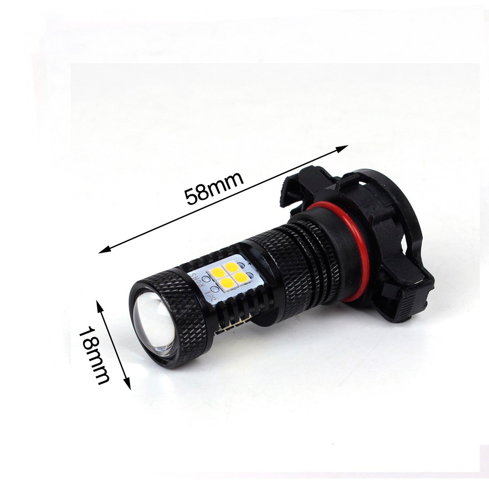 OGA 2PCS High Power White H16 5202 LED Car Fog Light Lamp LED Headlight Driving Lights Bulb For DC 12V Car Vehicles