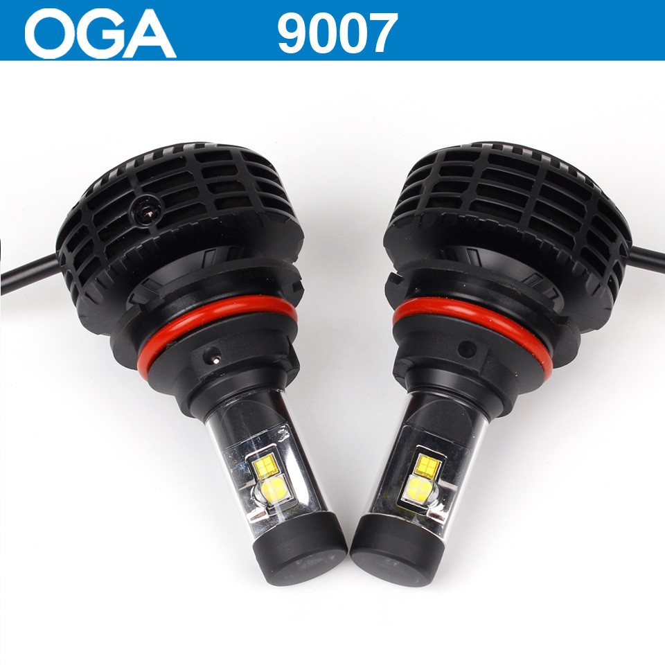 OGA 2PC 44W 6000LM For LUXEON MZ CREE LED chips Car LED Headlight Kit H4 HB2 9003 H7 H8 H9 H11 H13 9004 9005 HB3 9006 HB4 9007