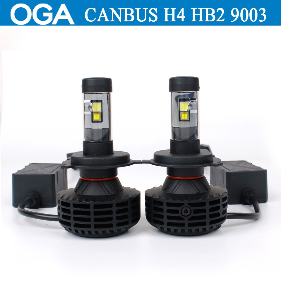 OGA 2PC CANBUS For LUXEON MZ CREE LED chips XHP50 Car LED Headlight Kit H4 HB2 9003 H7 H8 H9 H11 H13 9004 9005 HB3 9006 HB4 9007