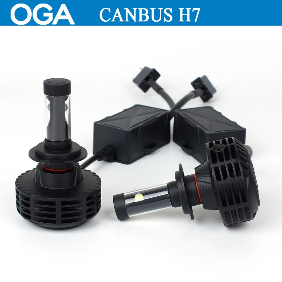 OGA 2PC CANBUS For LUXEON MZ CREE LED chips XHP50 Car LED Headlight Kit H4 HB2 9003 H7 H8 H9 H11 H13 9004 9005 HB3 9006 HB4 9007