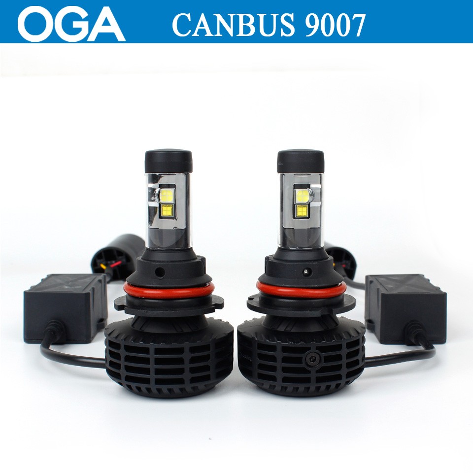 OGA 2PC CANBUS For LUXEON MZ CREE LED chips XHP50 Car LED Headlight Kit H4 HB2 9003 H7 H8 H9 H11 H13 9004 9005 HB3 9006 HB4 9007