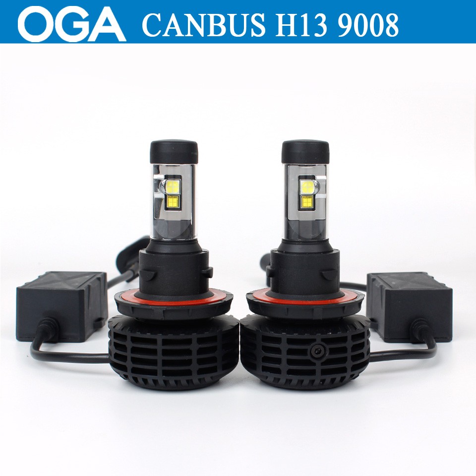 OGA 2PC CANBUS For LUXEON MZ CREE LED chips XHP50 Car LED Headlight Kit H4 HB2 9003 H7 H8 H9 H11 H13 9004 9005 HB3 9006 HB4 9007