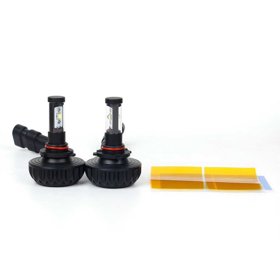 OGA 2PCS 9005 HB3 CREE LED chips Car Headlight Kit Fog Light Lamp With 5 Optional Colors Plug Play