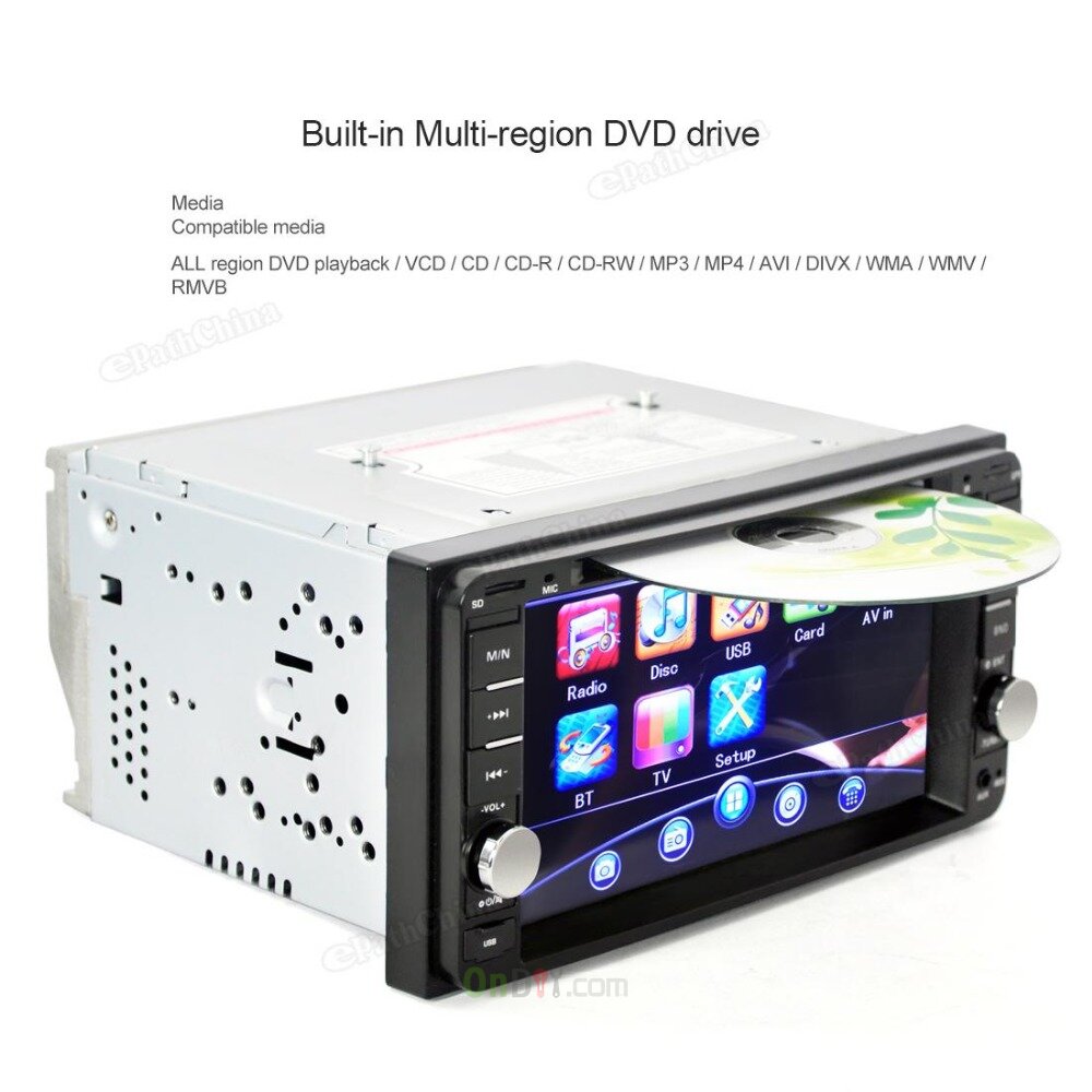 800 X 480 7 Inch Car Dvd Stereo Usb Mp3radio Player For Toyota Landcruiser Prado Hilux Supports Up To 32gb 4 Tv Lines Camera On Diy